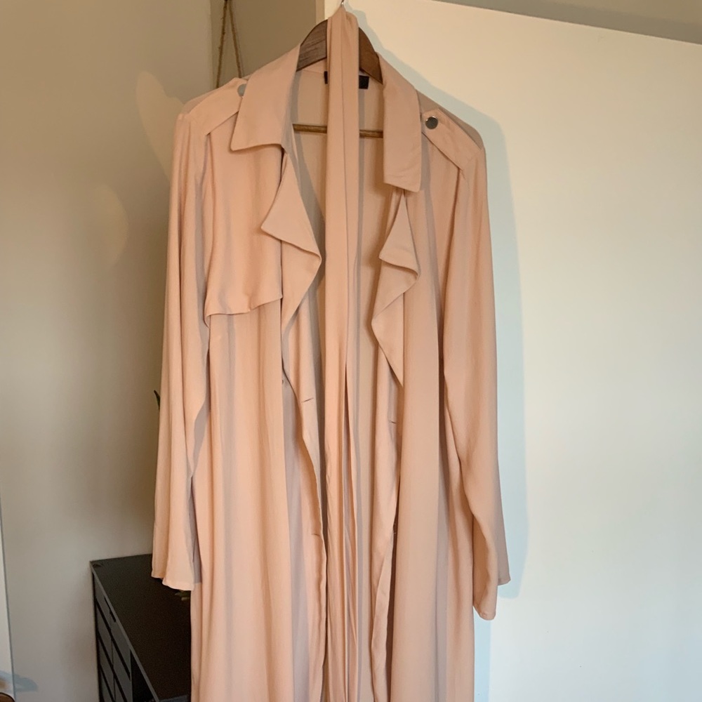 Peach  Duster w/ belt